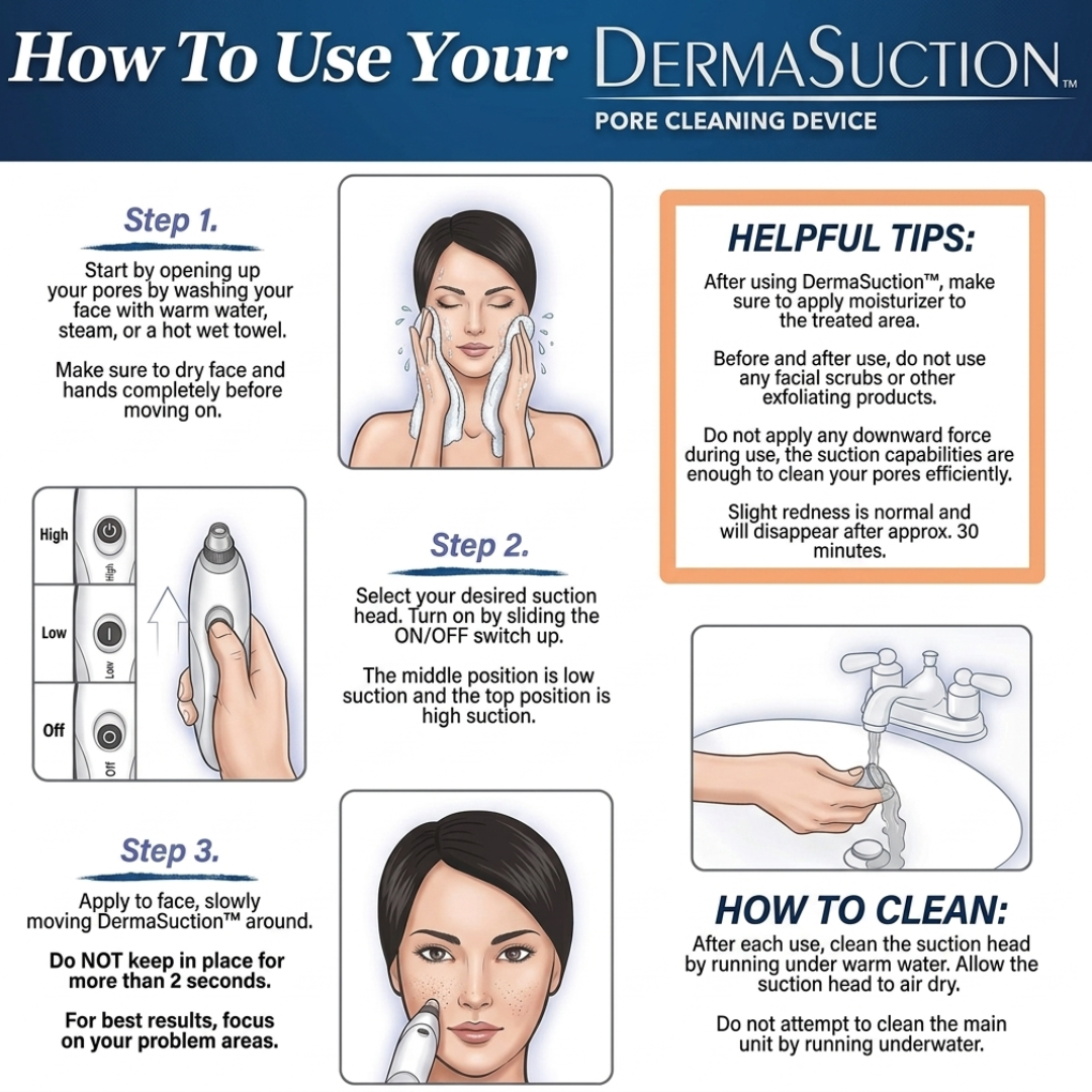 DermaSuction™ Blackhead Vacuum & Deep Pore Cleanser (Original)