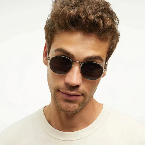 Unisex Round Polarized Sunglasses